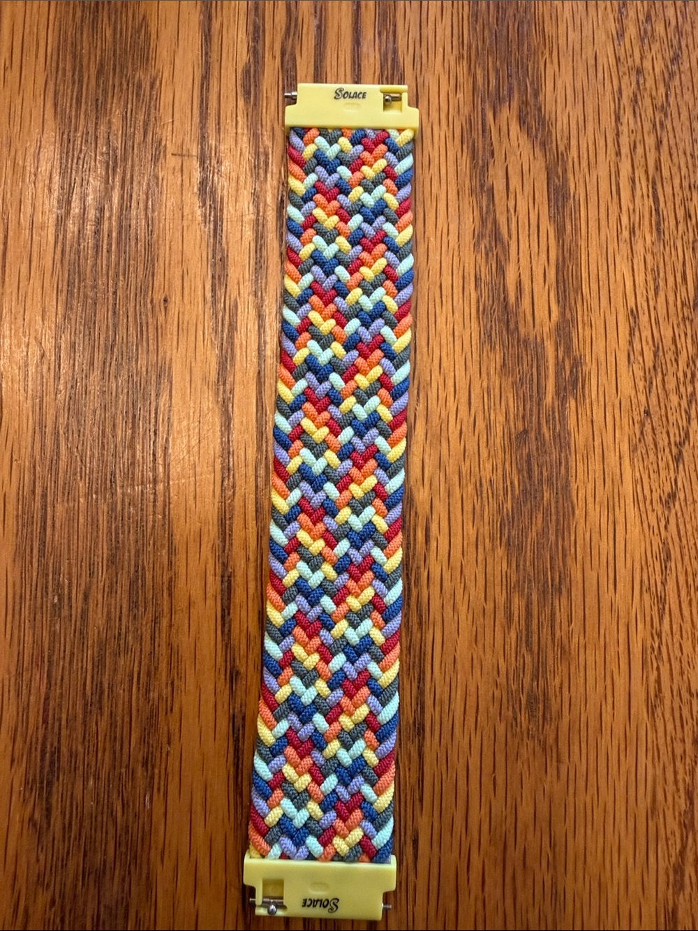 Solace Multicolor Braided Watch Band - Yellow Accents NWOT